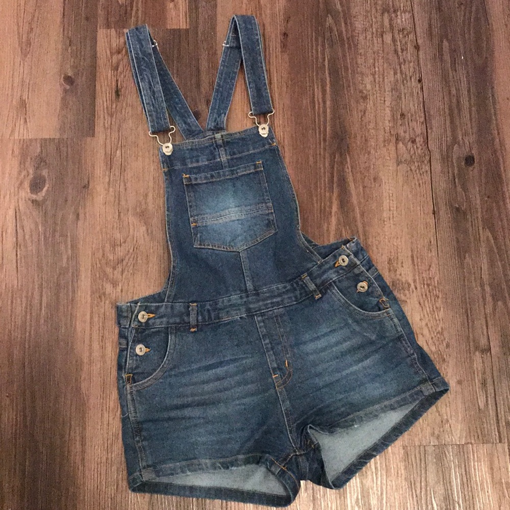 Love Tree Denim Overall Shorts
